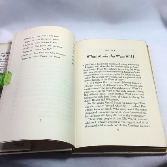 The Real Book About The Wild West 1952 HC/DJ - Picture 10 of 15